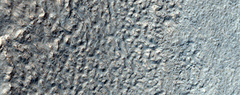 Possible Flow Feature Inside Crater
