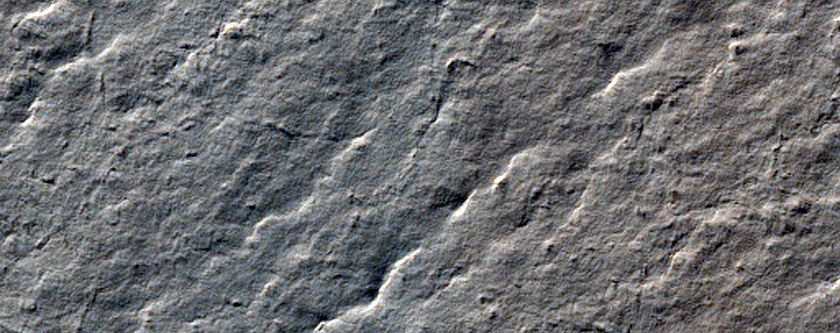 Possible Crater on South Polar Layered Deposits
