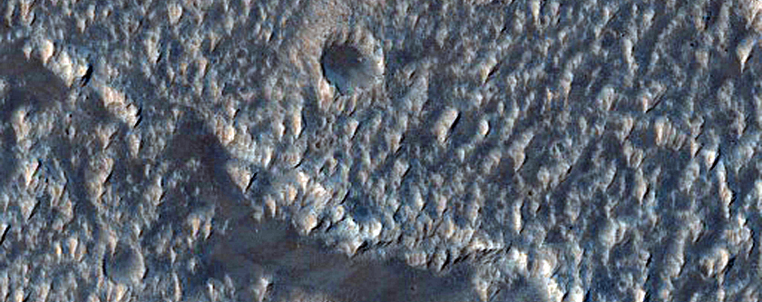 Lava Channels in Daedalia Planum
