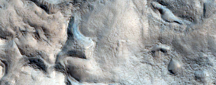 Lines of Pits in Protonilus Mensae
