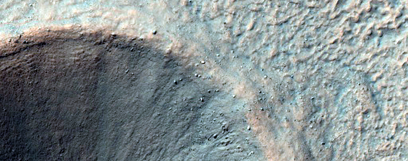 Crater with Steep Slopes