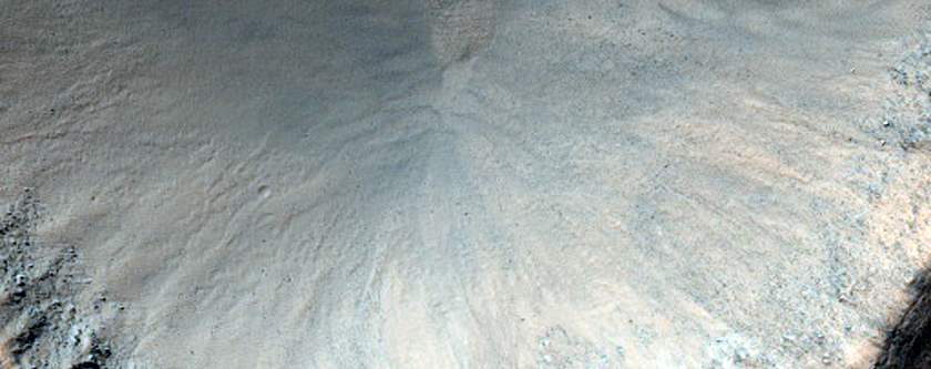 Crater in Noachis Terra
