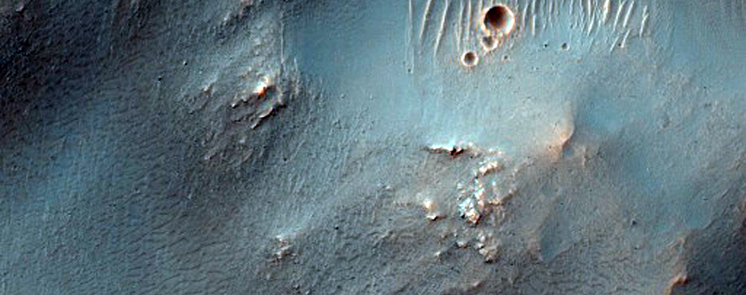 Superposed Craters in Mare Serpentis Region
