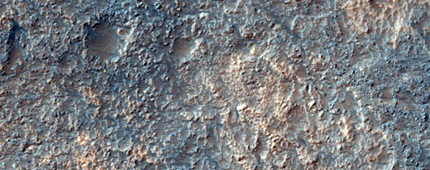 Fan Materials at Terminus of Channel System in Hellas Planitia