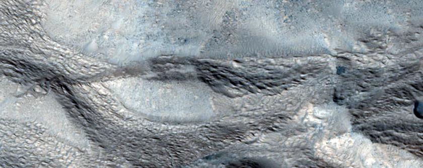 Layers in Mantle in Phlegra Montes
