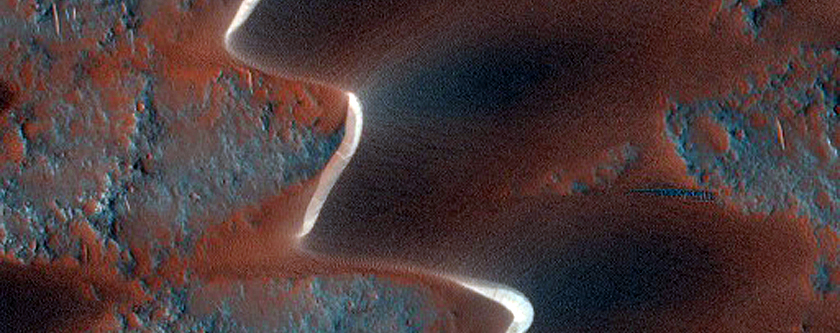 Dunes Near Meroe Patera
