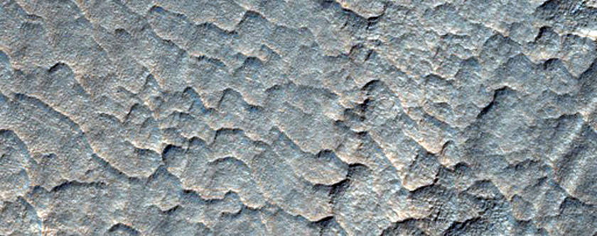 Eroded Fine Layers on Hellas Planitia Floor