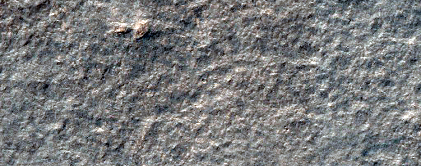 Candidate Recent Impact Site in Wallace Crater