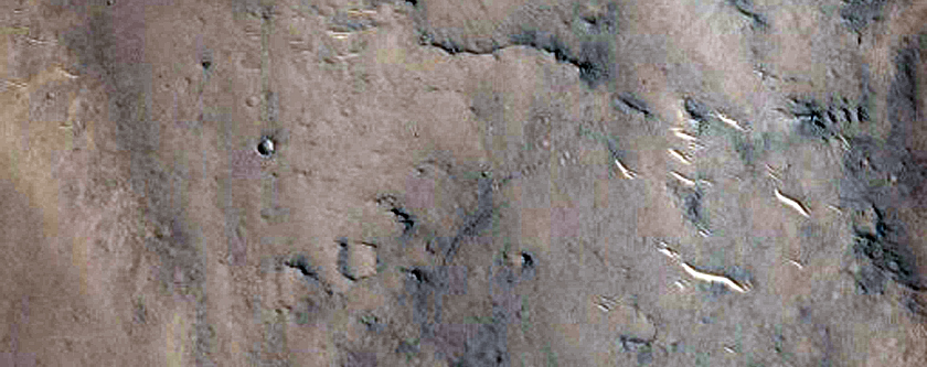 Nili Fossae Olivine-Rich Deposit
