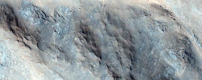 Crater with Steep Slopes