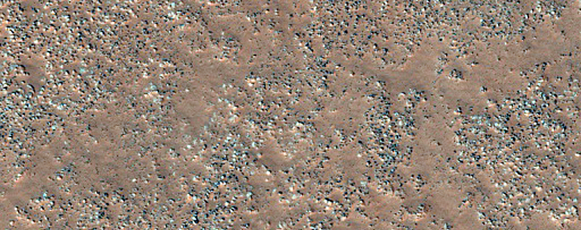Contact in Eastern Lyot Crater
