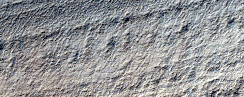 South Polar Layered Deposits Contact
