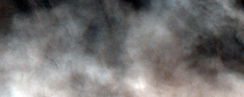 Inverted Impact Crater in Vastitas Borealis
