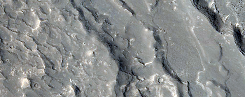 Lava and Channel in Southern Elysium Planitia
