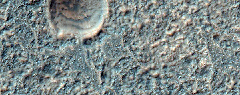 Degraded Lava Flows in Icaria Planum
