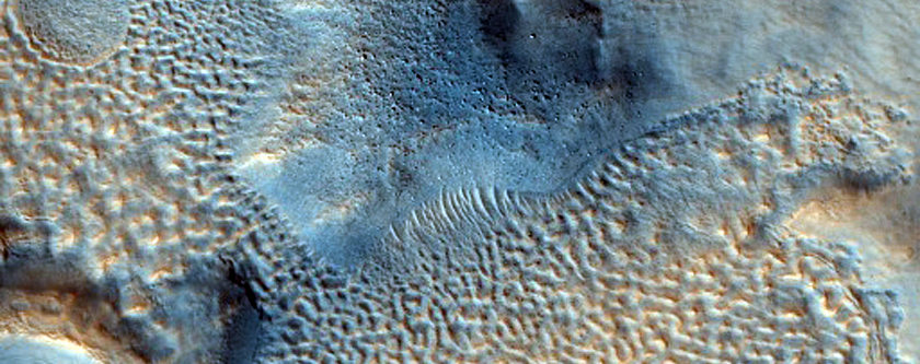 Distal Ejecta Deposit of Nier Crater
