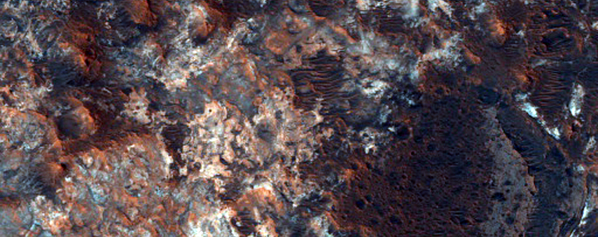 Clay-Rich Terrain Near Mawrth Vallis
