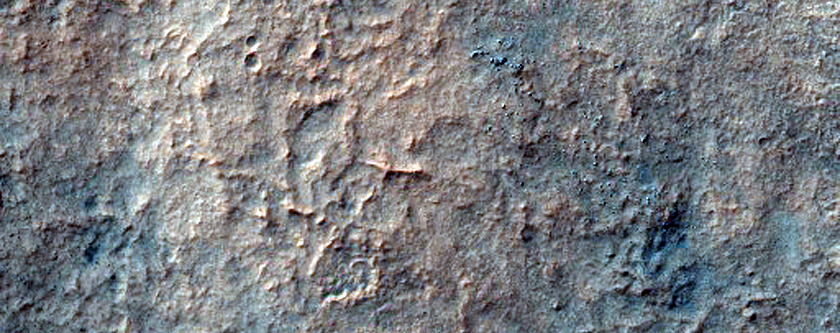 Monitor Slopes Northwest of Hellas Planitia
