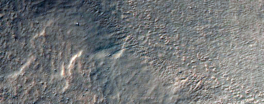 Glacial Landforms Near Argyre Planitia
