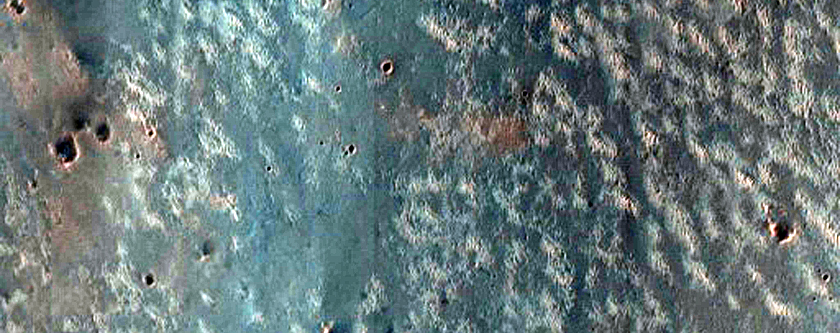Monitor Small Fresh Impact Crater in Meridiani Planum
