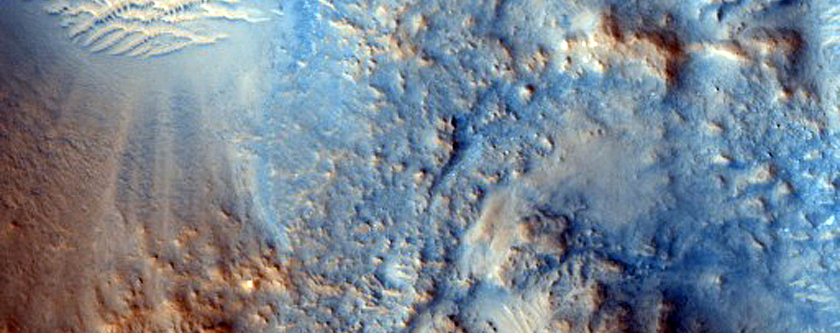 Impact Crater with Central Uplift
