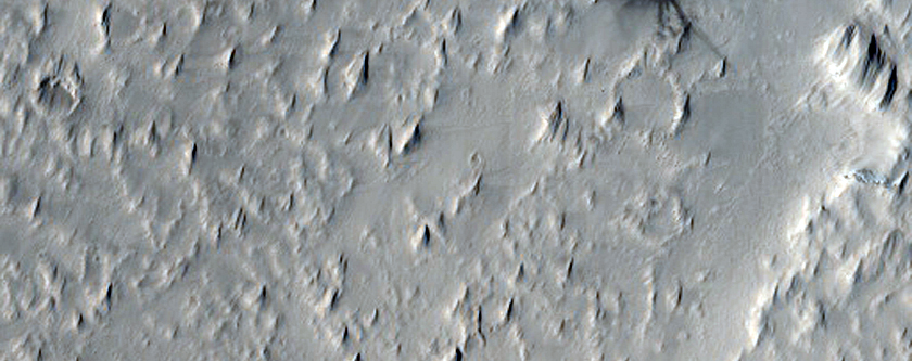 Candidate Recent Impact Site
