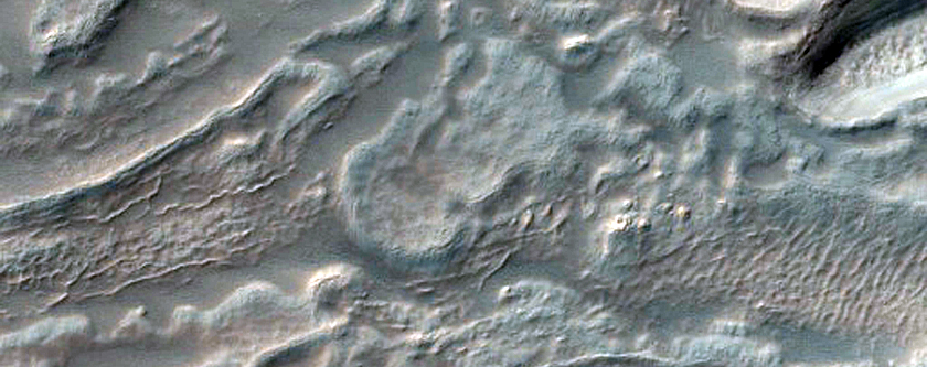 Landforms in Palikir Crater
