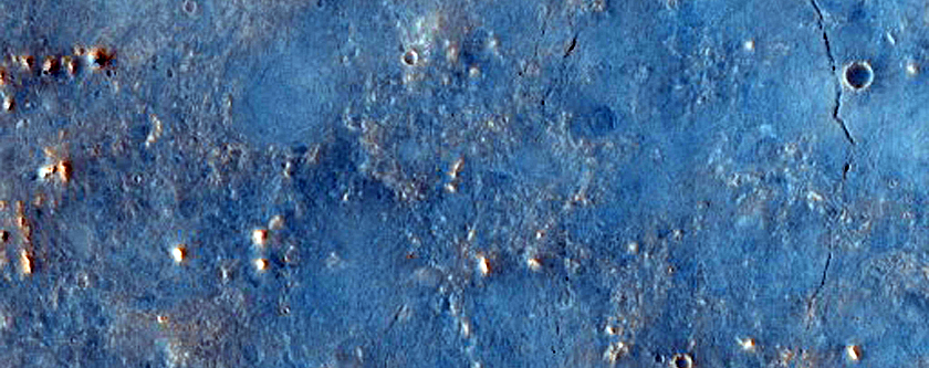 Sinuous Features in Northern Syrtis Major Planum
