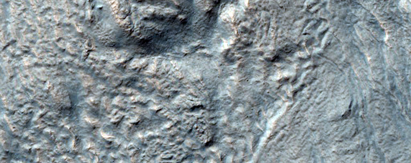 Dipping Layers Near Teviot Vallis
