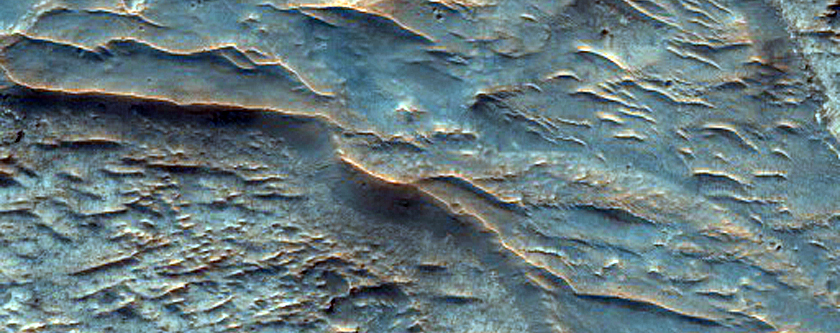 Fluvial Feature North of Hellas Planitia

