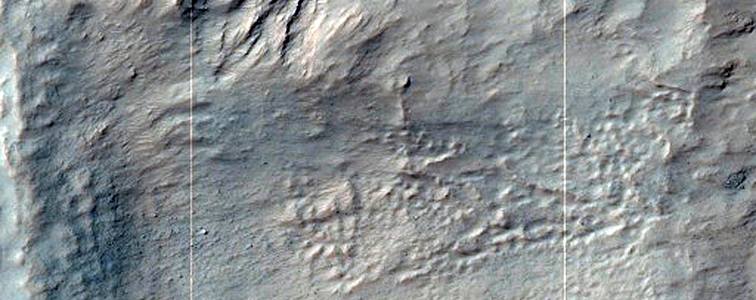 Crater Ejecta in Northeast Hellas Planitia
