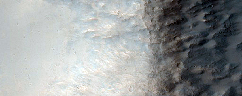 North Hesperia Planum Crater
