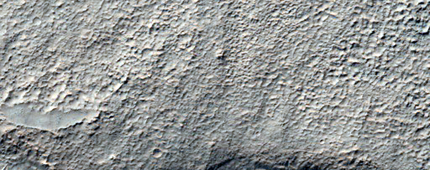 Crater Walls in Northwest Noachis Terra
