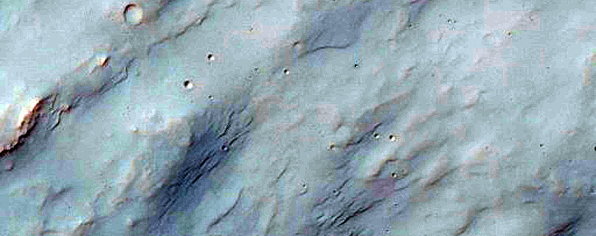 Alluvial Fan in Baum Crater
