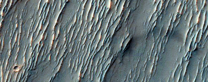 Ridges and Mesas in Noachis Terra
