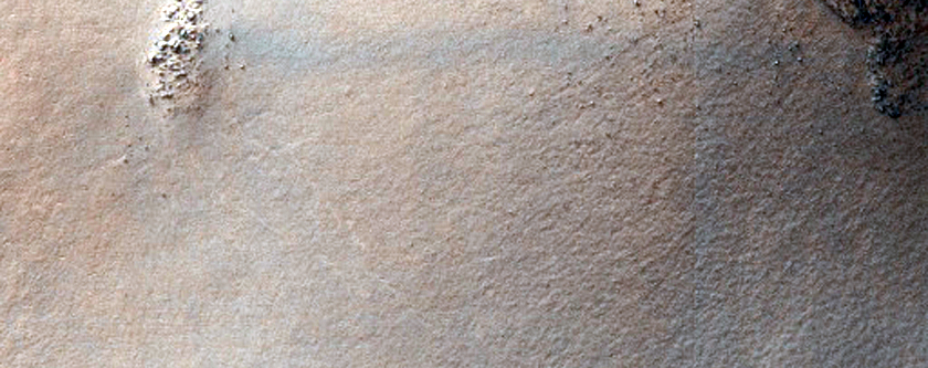 Gullies in Galle Crater
