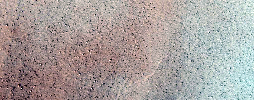 Crater in Northern Acidalia Planitia
