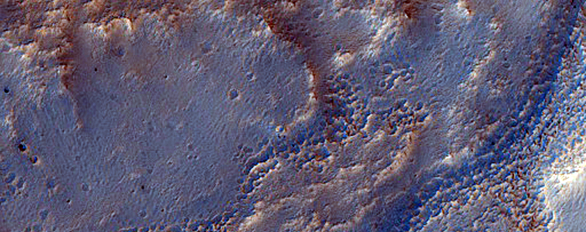 Meander in Channel in Cydonia Mensae