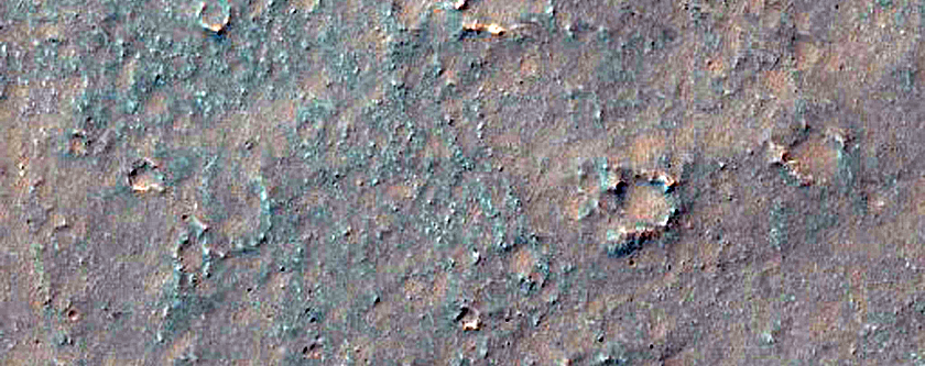 Lobate Features and Multi-Toned Pital Crater Ejecta
