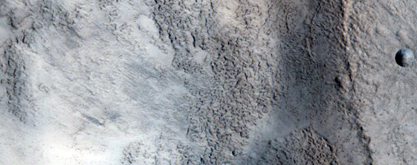 Flow in Craters in Arabia Terra
