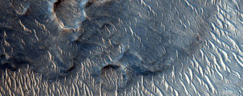 Crater Filled with Ejecta