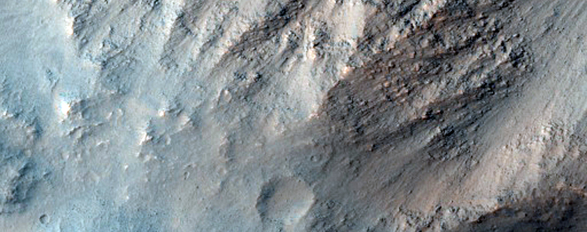 Monitor Slopes in West Coprates Chasma
