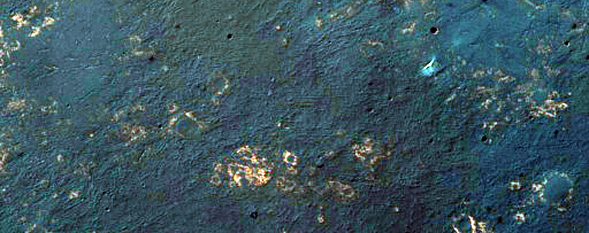 Sanddynsflt i Endeavour-kratern