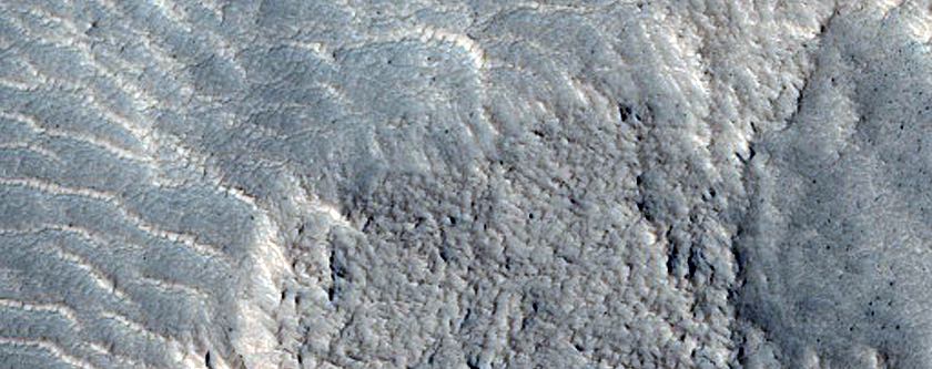 Flow along Mesa in Protonilus Mensae