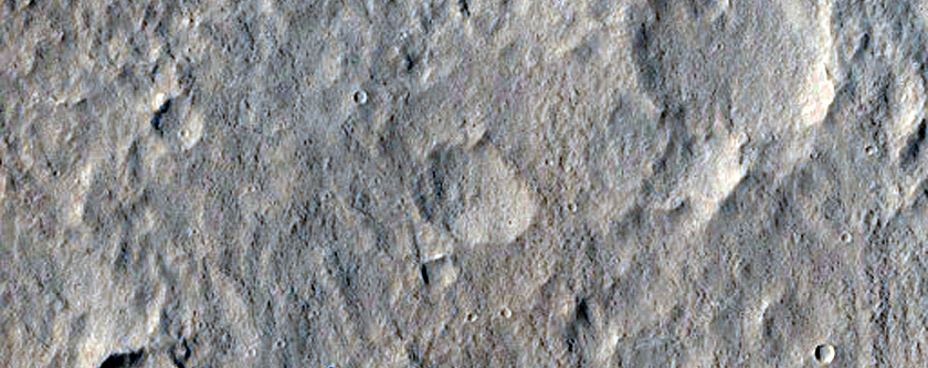 Abgrenzung der Ejekta des Canala-Kraters