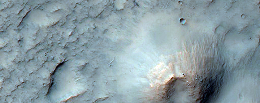 Colorful Mounds and Bedrock in Terra Sirenum
