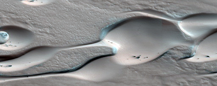 Observado de Ŝanĝoj de Dunoj ene Chasma Boreale