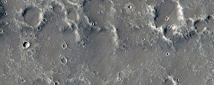 Скопление вторичных кратеров