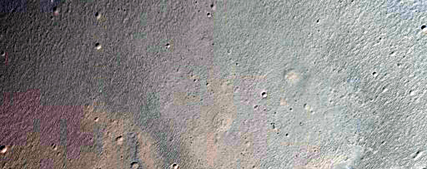 Crater West of Maadim Vallis
