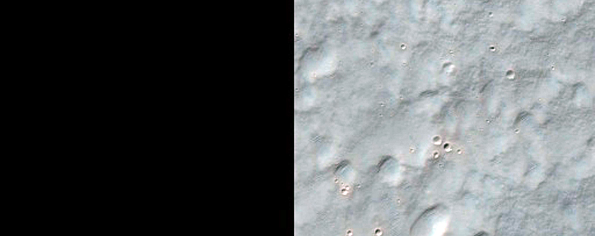 Southern Continuous Ejecta Boundary of Los Crater
